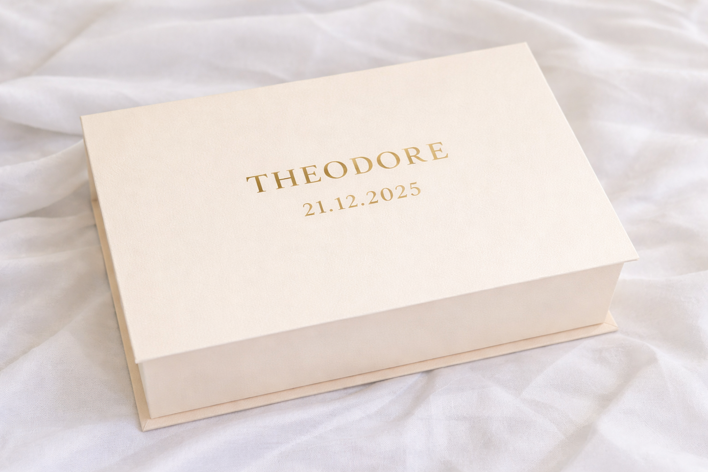 Personalised Baby Keepsake Book Style Box