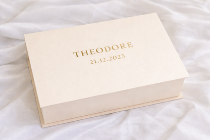 Personalised Baby Keepsake Book Style Box