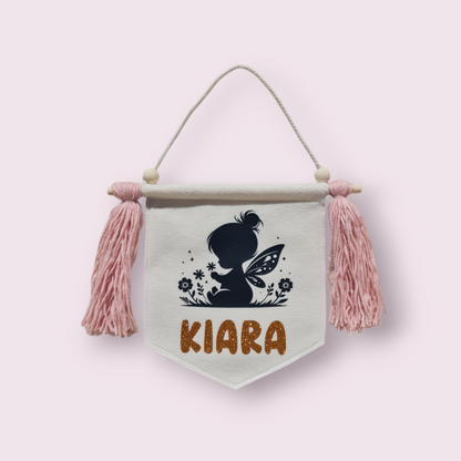 "Baby Fairy" personalised name banner