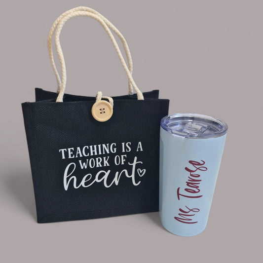 Personalised Teacher Tote Bag – Custom Teacher Gift, End of Year Thank You Bag