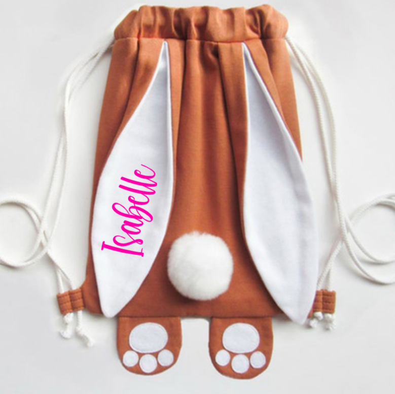 Personalised Easter Bunny Backpack