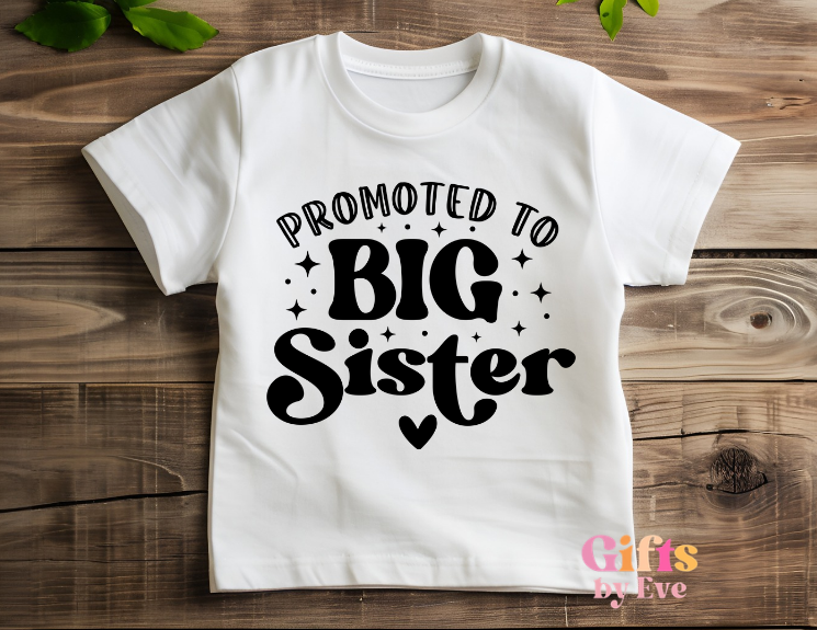 Promoted To Big Sister Kids T-shirt