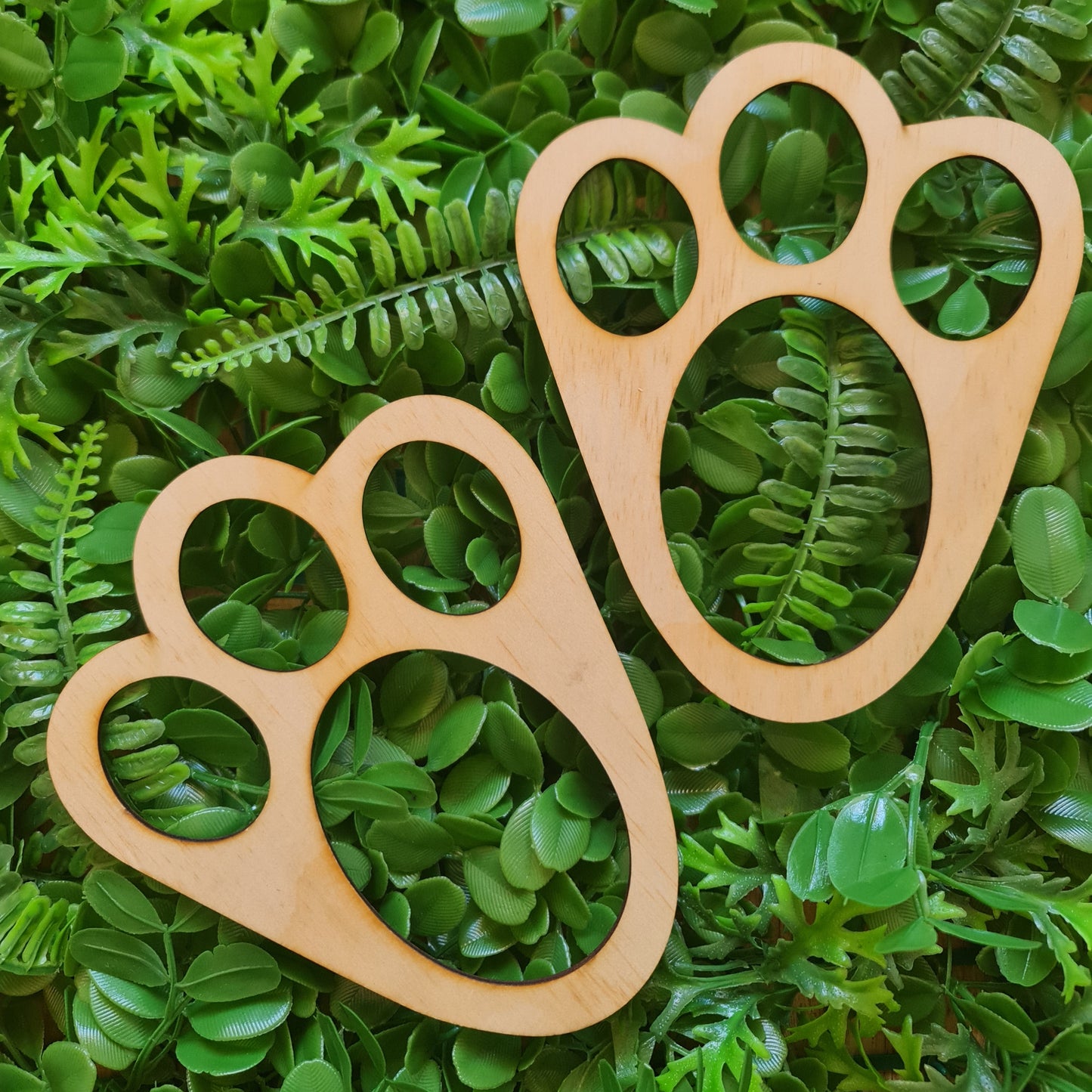 bunny feet stencils