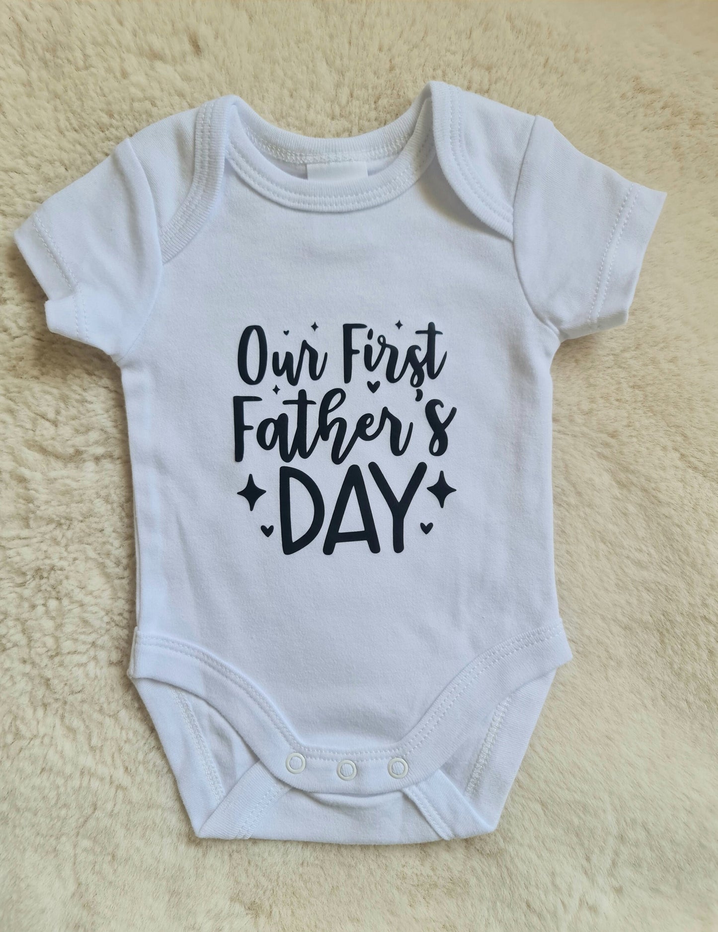 First Father's Day baby bodysuit