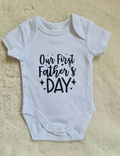 First Father's Day baby bodysuit