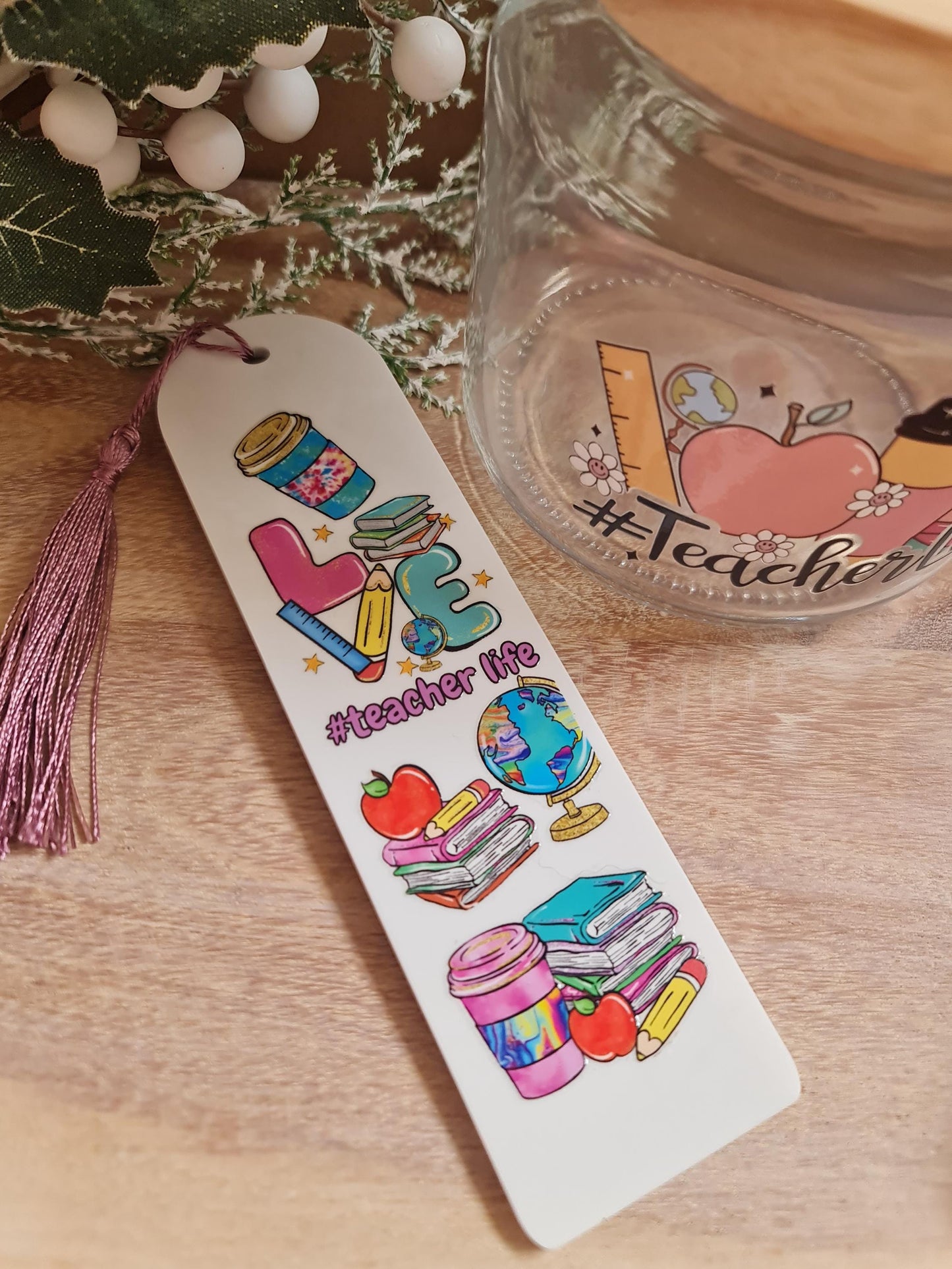 Teacher gift, bookmark, Teacher appreciation gift, End of Year Teacher gift