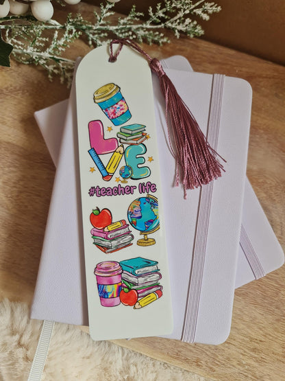 Teacher gift, bookmark, Teacher appreciation gift, End of Year Teacher gift