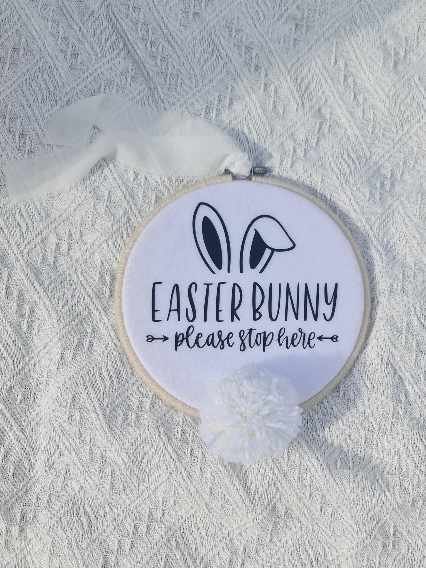 Easter Bunny please stop here, easter gift, easter decor, room decor, keepsakes