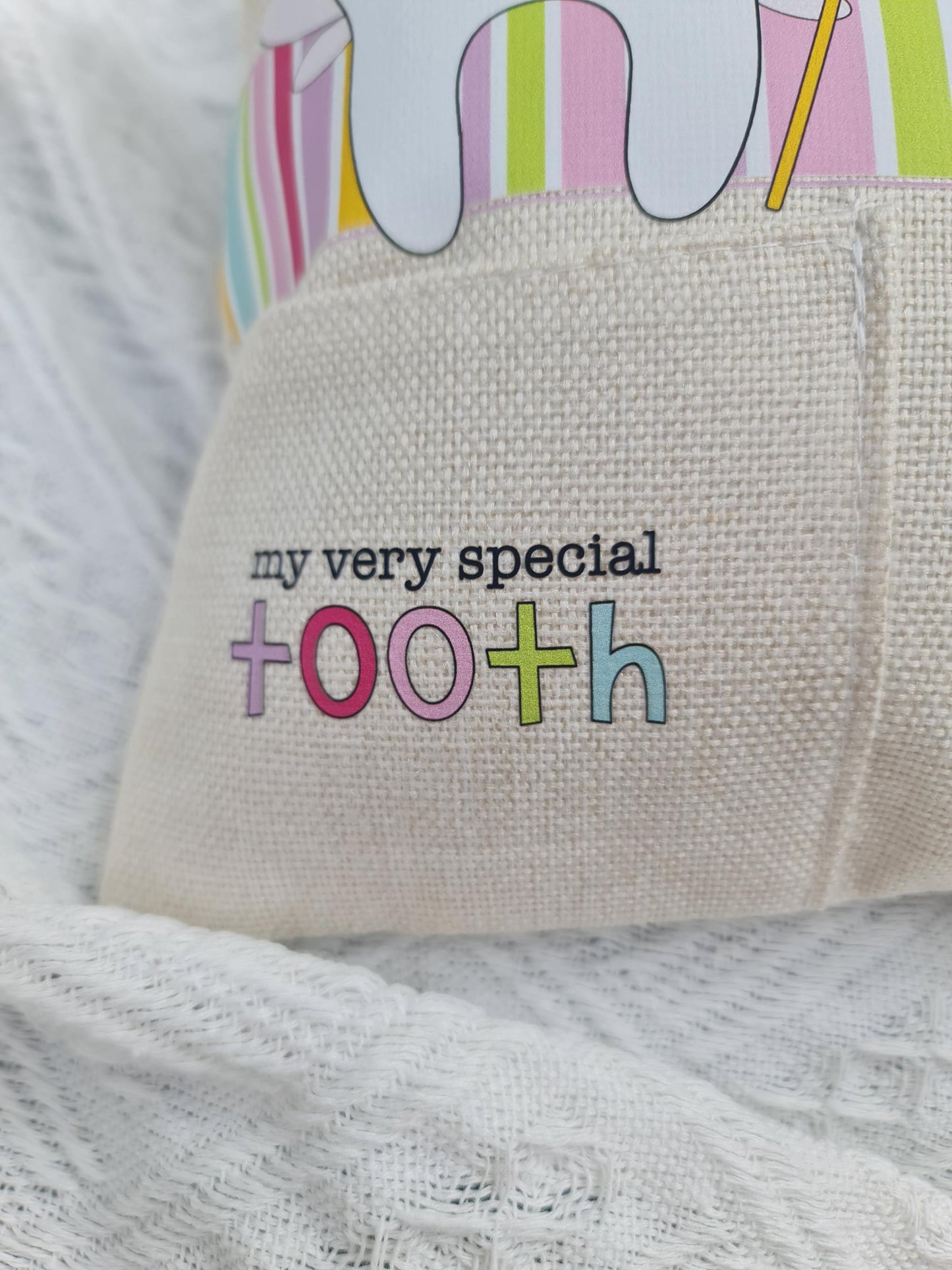 Personalised Tooth Fairy Pillow | Custom Tooth Fairy Cushion | Kids Tooth Holder | Lost Tooth Keepsake | Gift for Children
