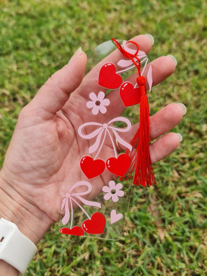 Fruity bookmark,  cute bookmarks, strawberry bookmark,  cherry bookmark,  daisy bookmark