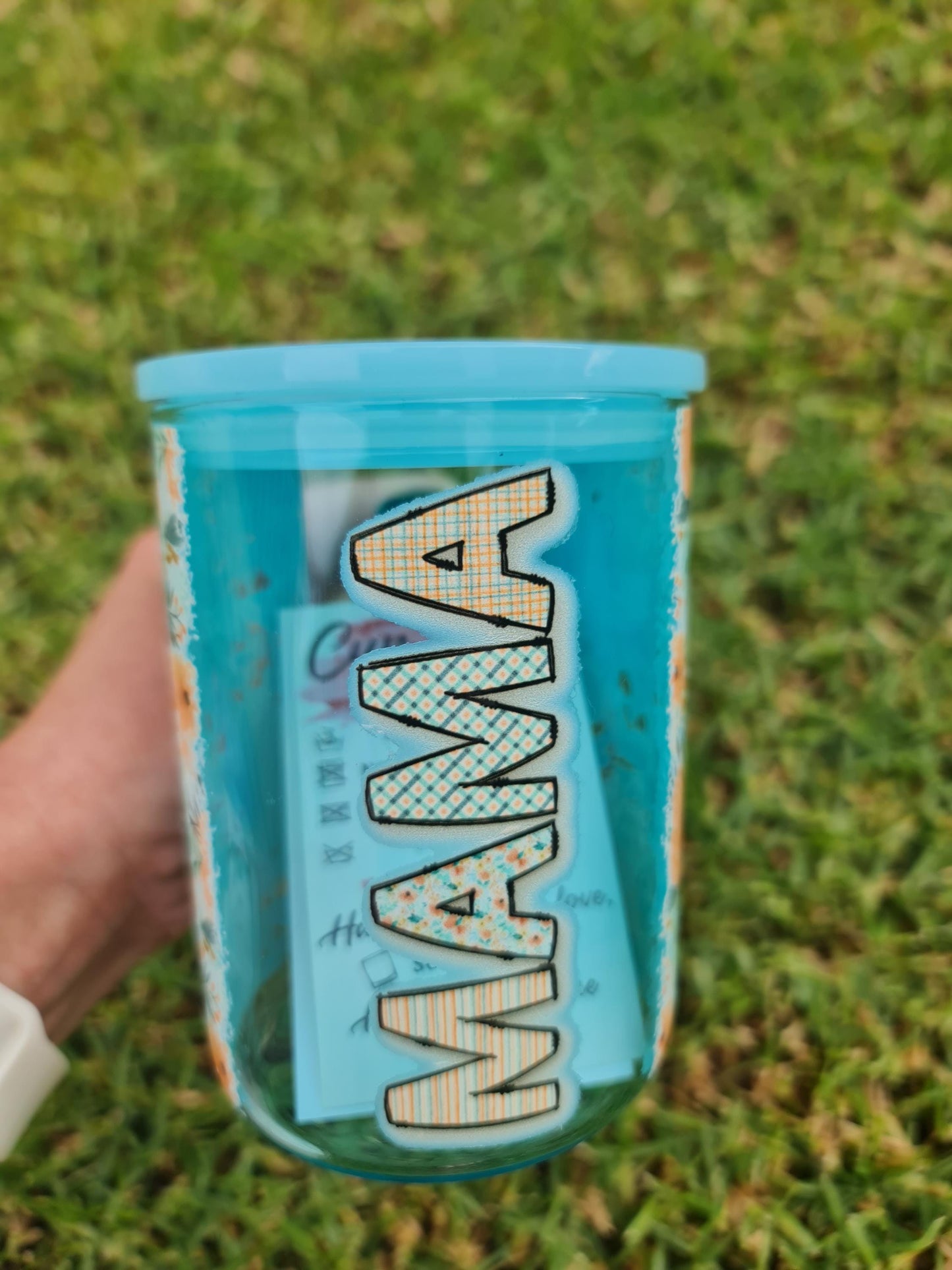 Best mum glass cup, glass coffee mug, mama glass tumbler, Mama tea cup, glass cup with handle, gift for mum