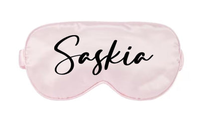 Personalised Satin Eye Mask | Custom Name Sleep Mask | Bridesmaid Gift | Travel Eye Mask | Self Care Gift | Personalised Gift