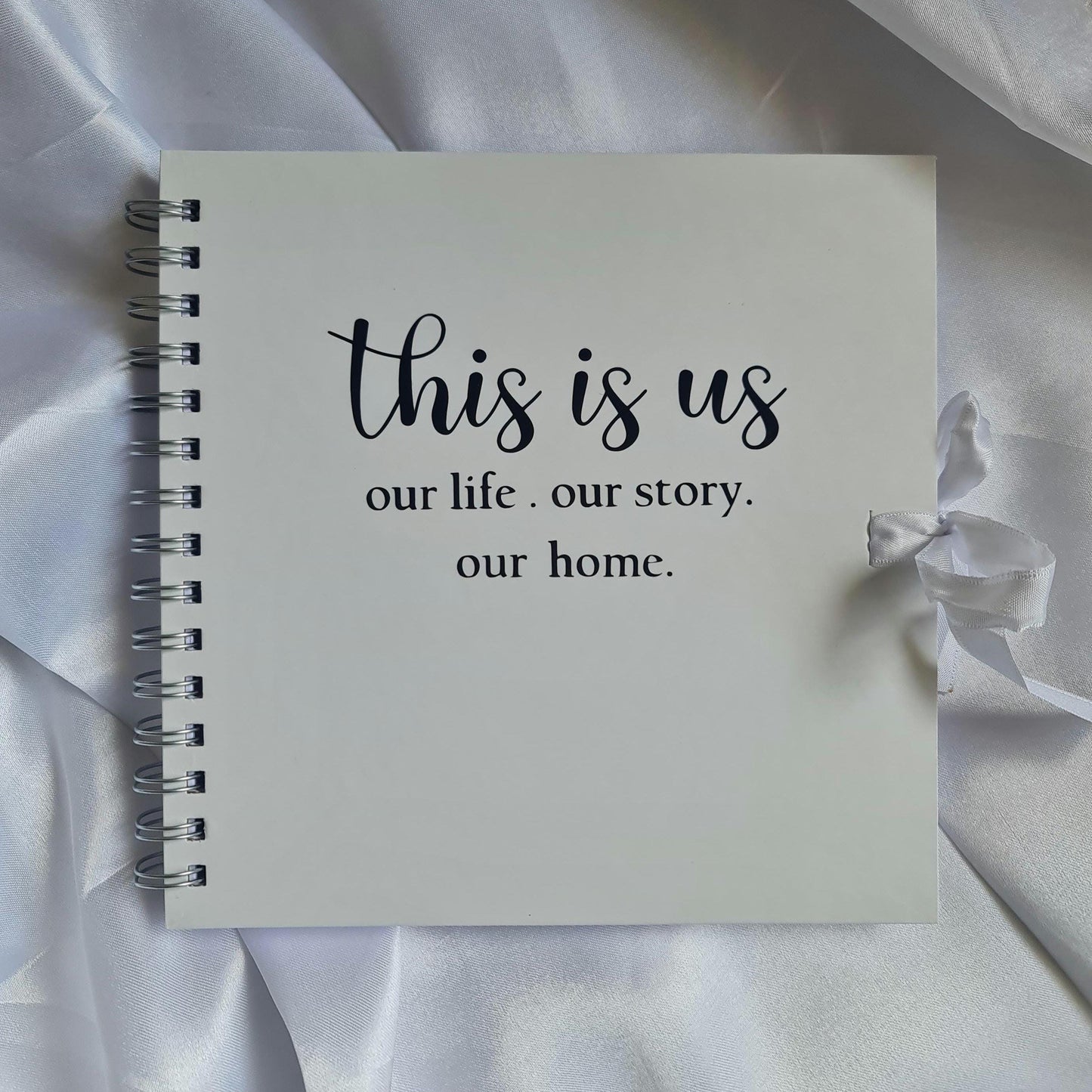 This is Us Scrapbook | Our Life Story Memory Book | Family Photo Album | Wedding Anniversary Gift | Couple's Gift | New Home Keepsake Gift