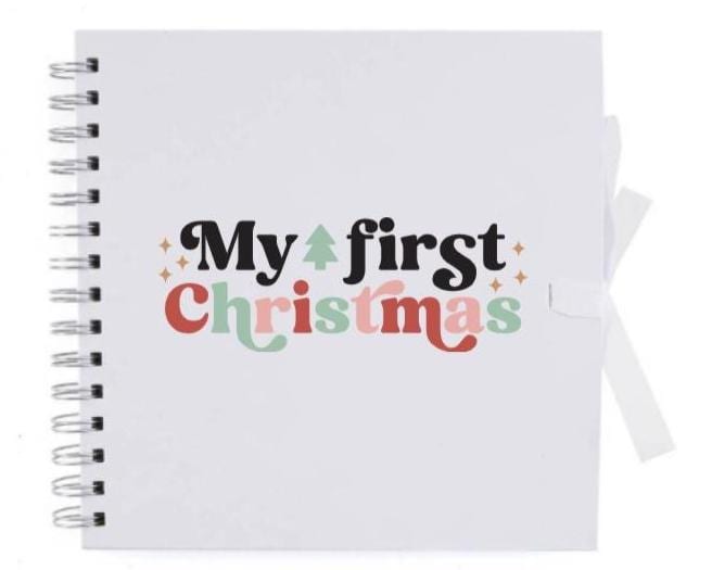 Baby's First Christmas Scrapbook: Handmade Holiday Keepsake Album