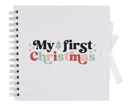 Baby's First Christmas Scrapbook: Handmade Holiday Keepsake Album