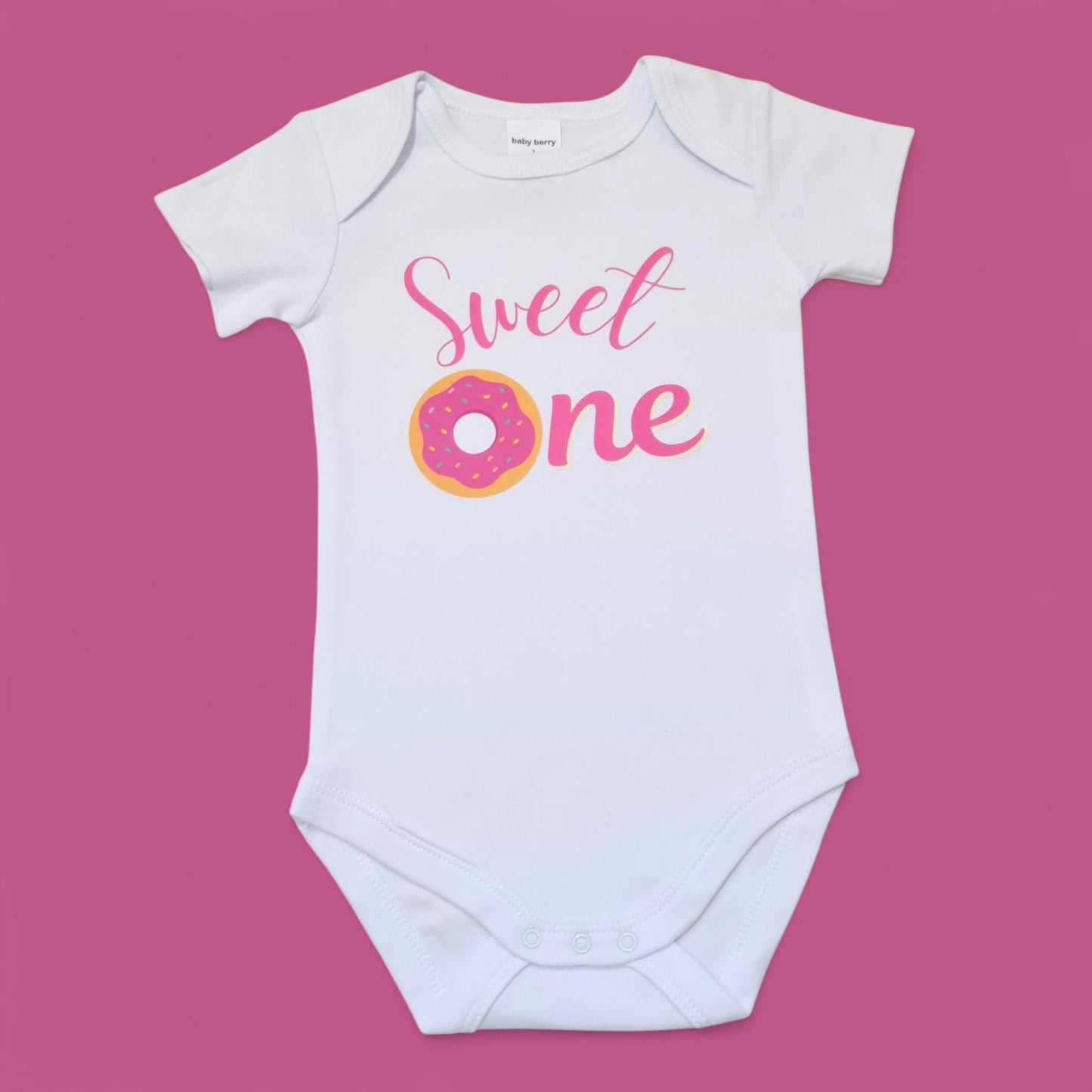 Sweet One Birthday Onesie | 1st Birthday Outfit | Baby Girl/Boy Bodysuit | Baby Shower Gift | Smash Cake Outfit, 1st Birthday Bodysuit