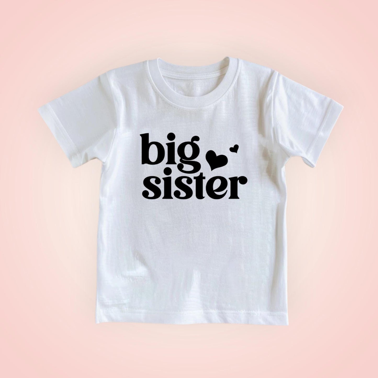Big Sister T-Shirt | Sister Announcement Shirt | Pregnancy Reveal | Sibling Shirt | Gift for Big Sister