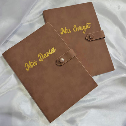 Personalised Notebook, Personalised Planner, Teacher Appreciation Gift, End of Year Gift