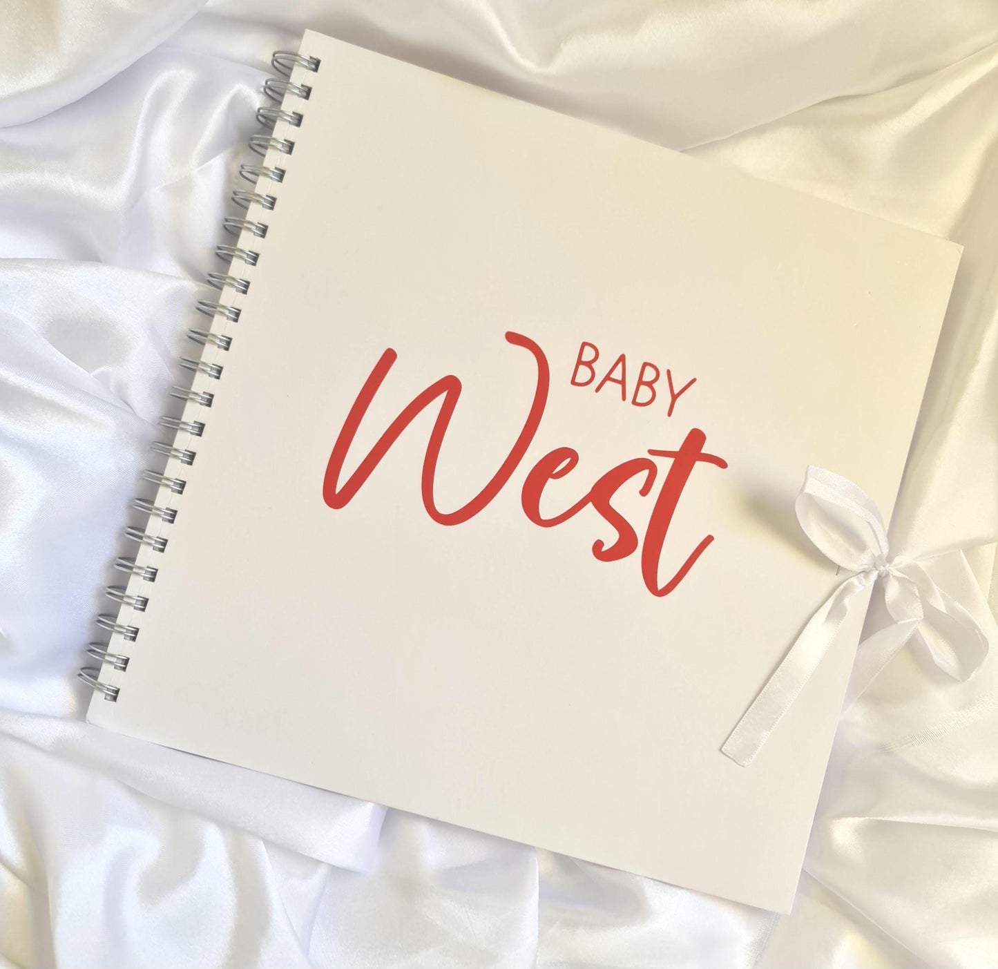 Personalised Baby Memory Book / Scrapbook | Custom New Baby Keepsake | Newborn Milestone Journal | Baby Shower Gift