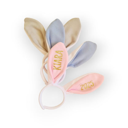Personalised Easter Bunny Ears | Custom Name Bunny Headband | Easter Basket Filler | Kids Easter Gift