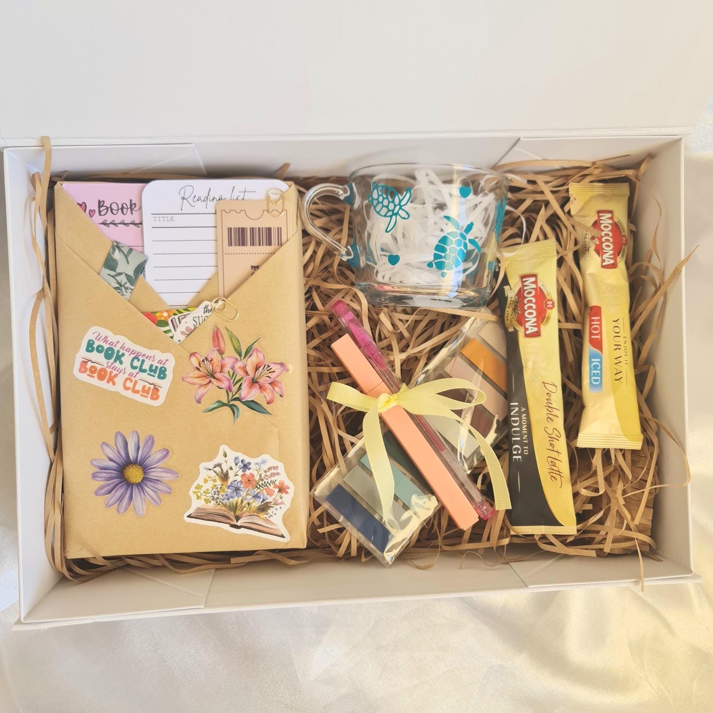 Mystery Book Gift Set, Book Lover Gift Set With A Mug, Blind Date With A Book
