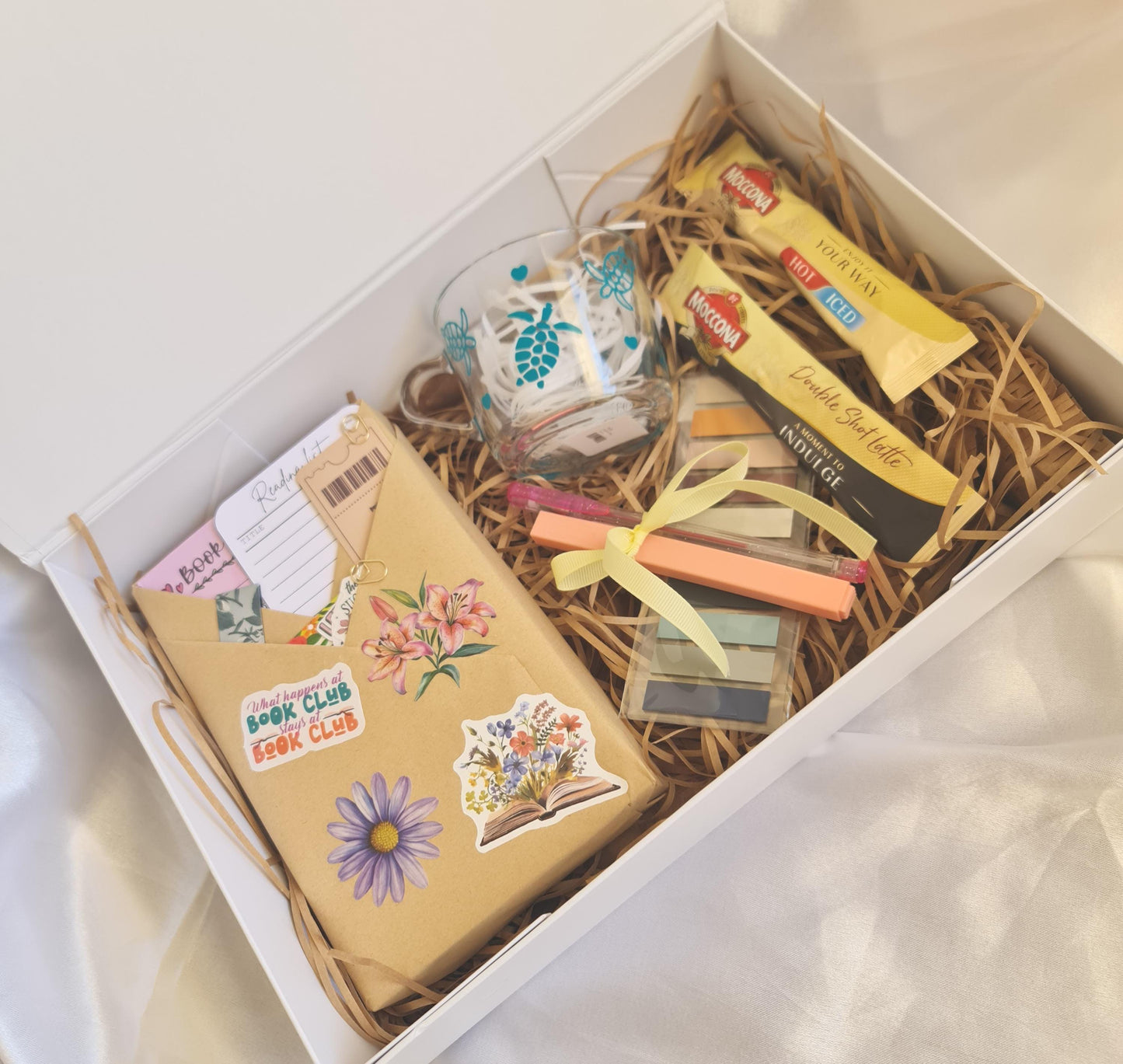 Mystery Book Gift Set, Book Lover Gift Set With A Mug, Blind Date With A Book