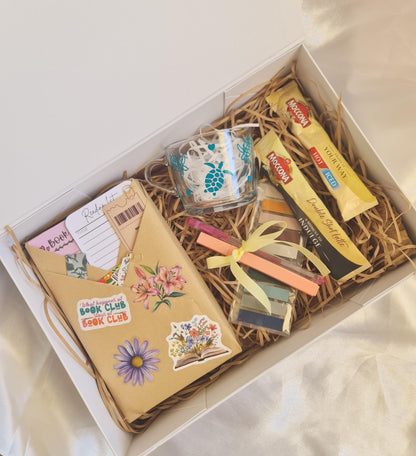 Mystery Book Gift Set, Book Lover Gift Set With A Mug, Blind Date With A Book