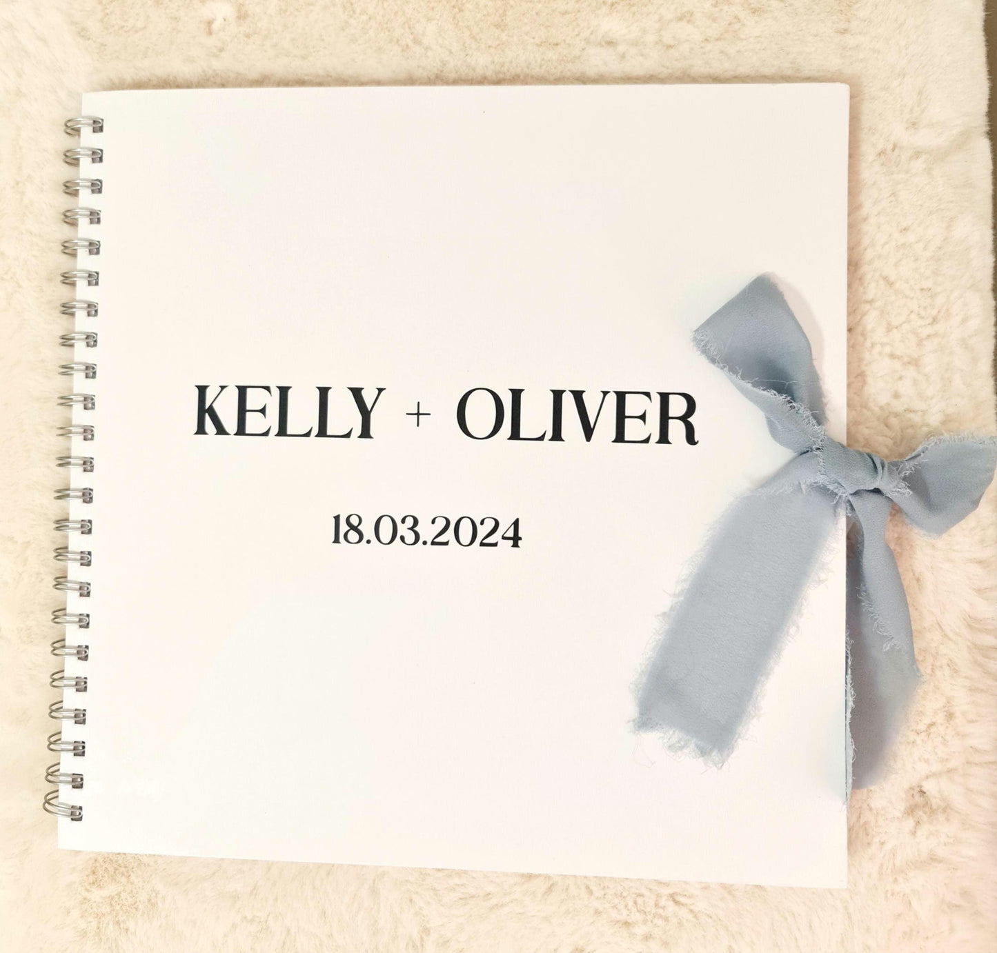 Personalised Wedding Memory Book | Custom Bride And Groom Keepsake | Wedding Guest Book & Photo Album | Newlywed Gift