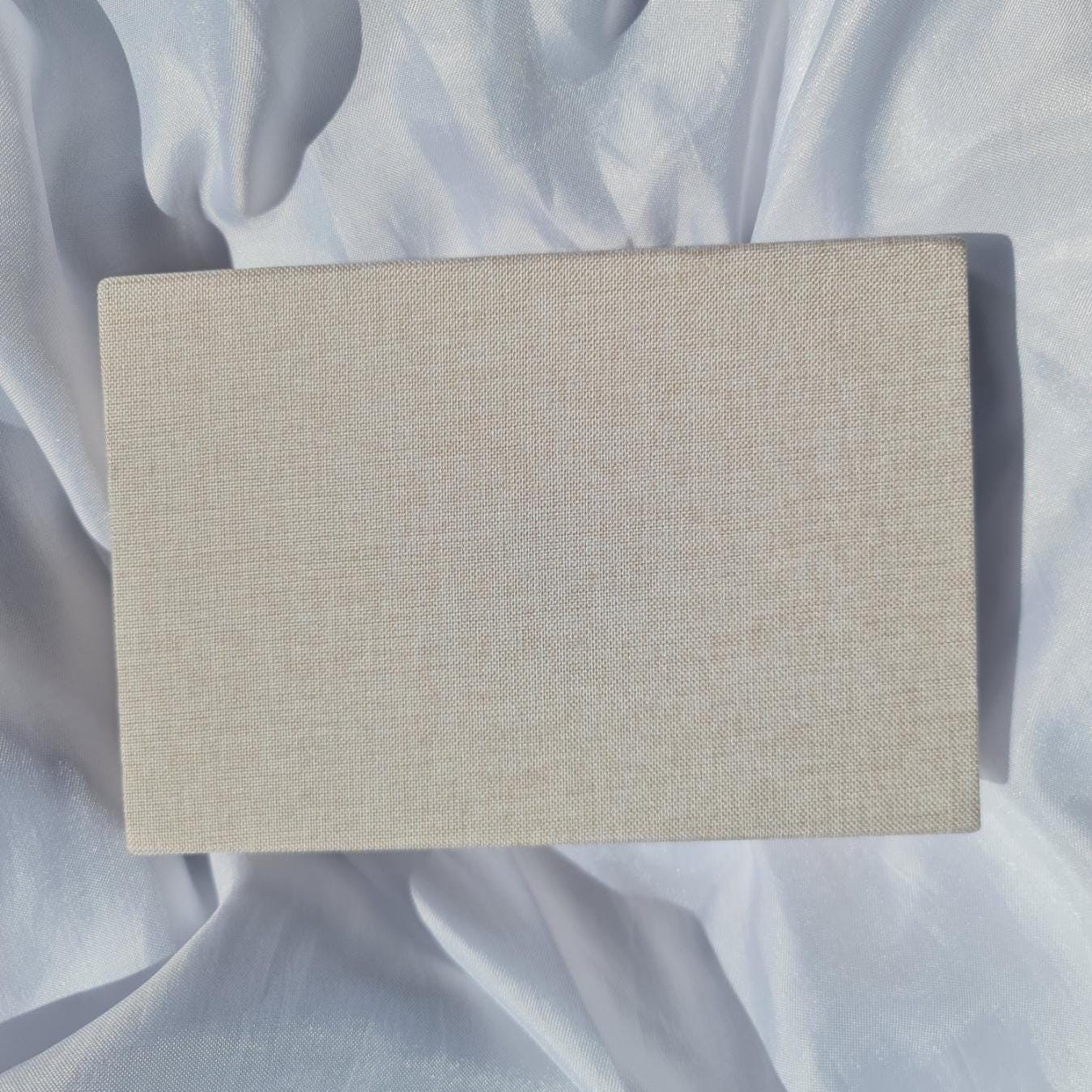 Pregnancy Announcement Keepsake Box | You're Going to Be a Daddy Gift | Baby Reveal Box for Husband | Linen Photo Box | New Dad Gift