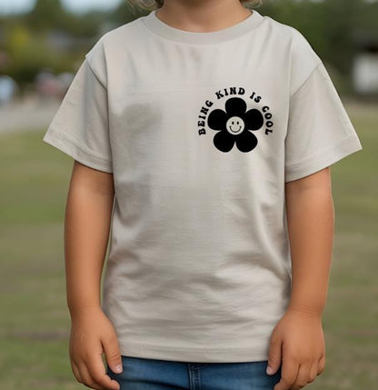 Being Kind Is Cool T-Shirt  Kids Kindness Shirt  Positive Message Tee  School & Everyday Wear