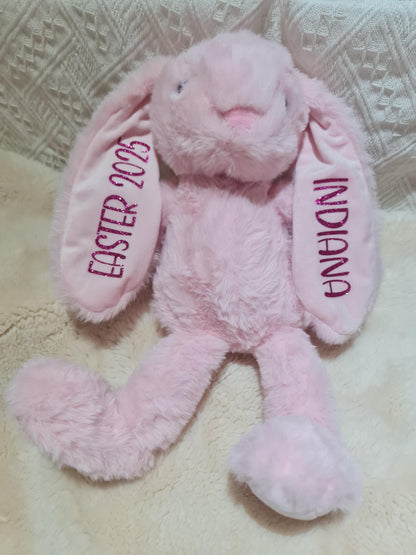 Personalised Bunny Plush | Custom Baby Gift | Personalised Soft Bunny | Baby Shower Gift | Birthday Bunny | New Baby Keepsake
