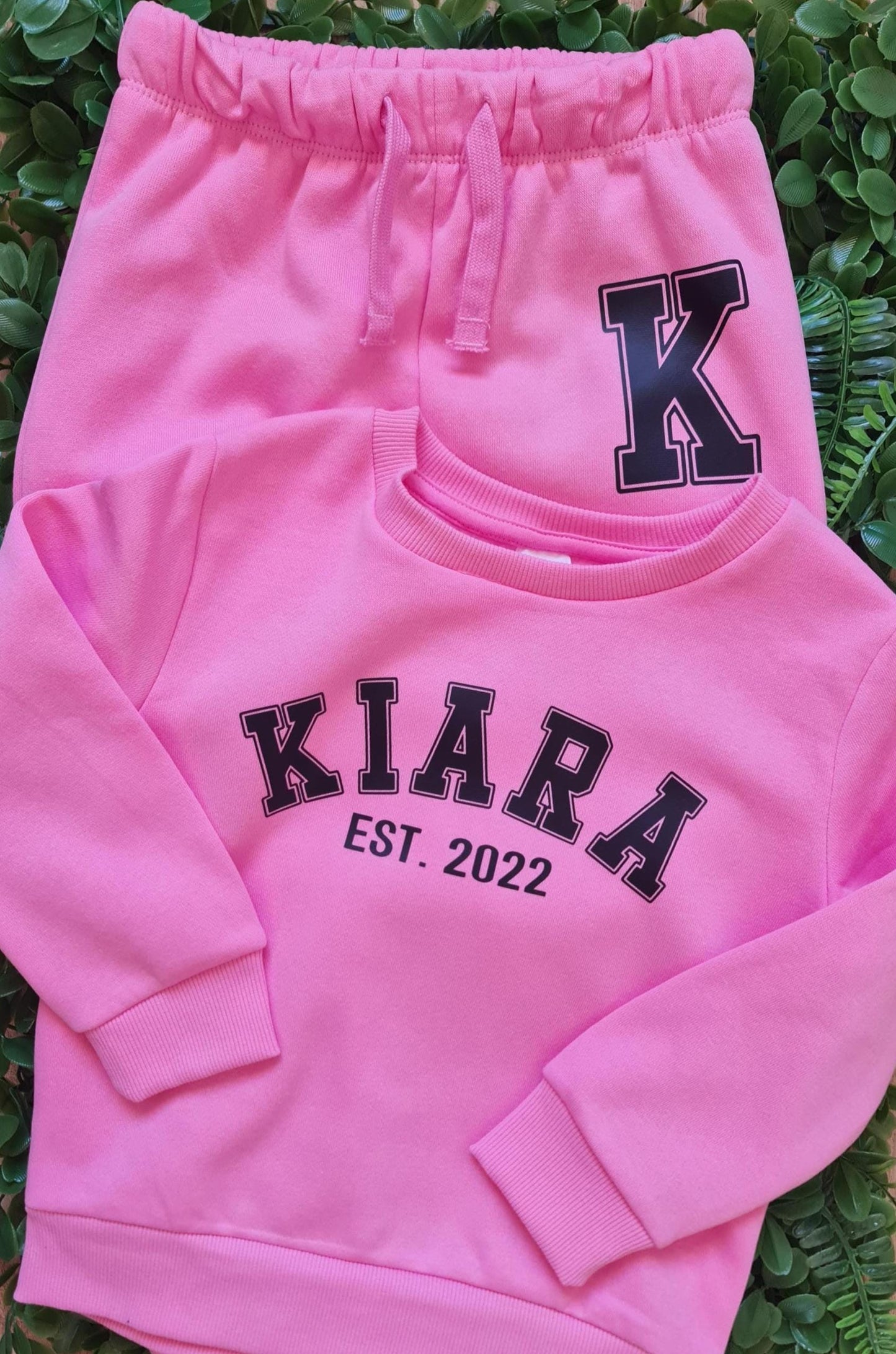 Personalised Kids Tracksuit Set  Custom Name Hoodie + Joggers  Toddler & Kids Jumper