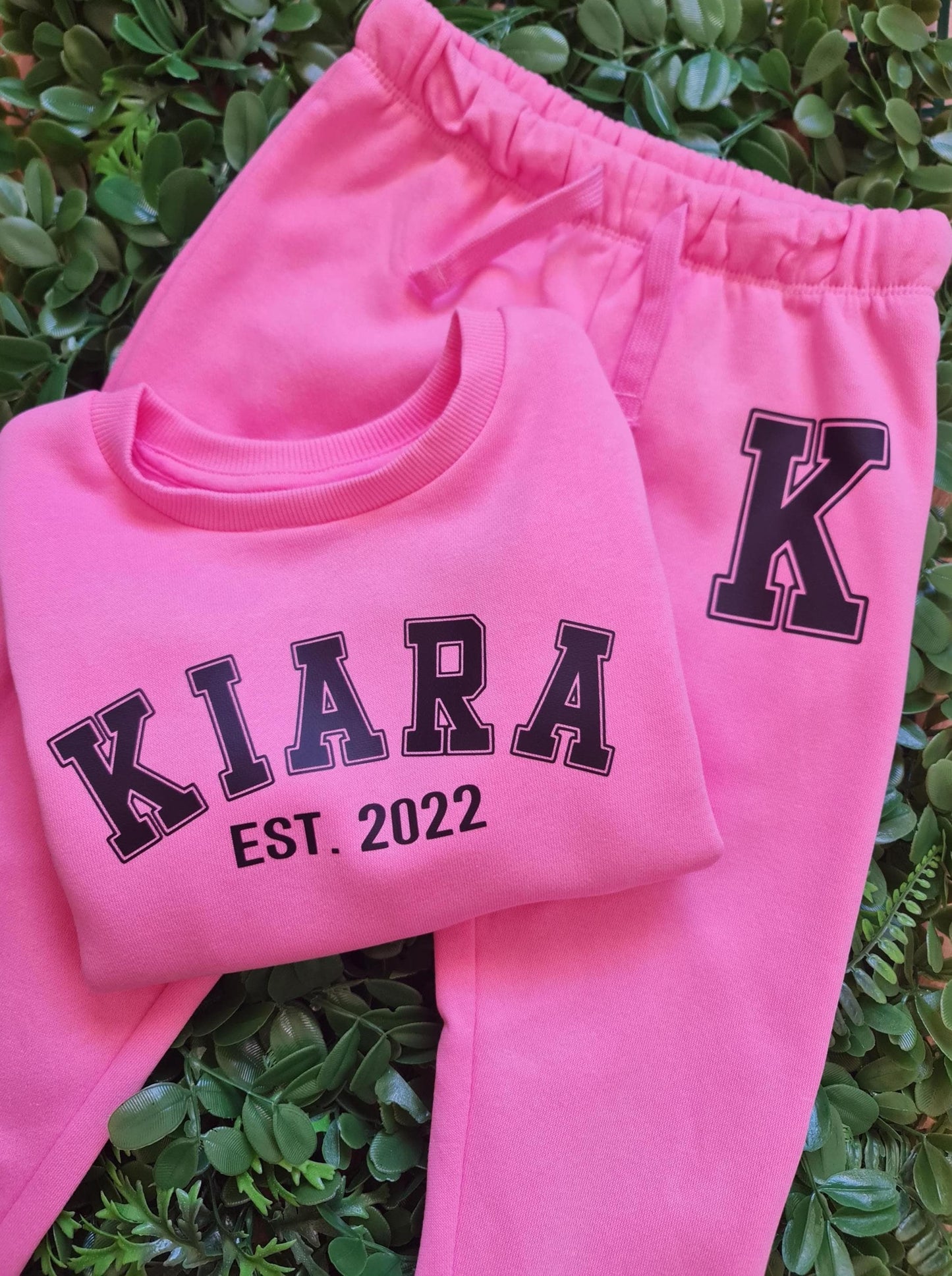 Personalised Kids Tracksuit Set  Custom Name Hoodie + Joggers  Toddler & Kids Jumper