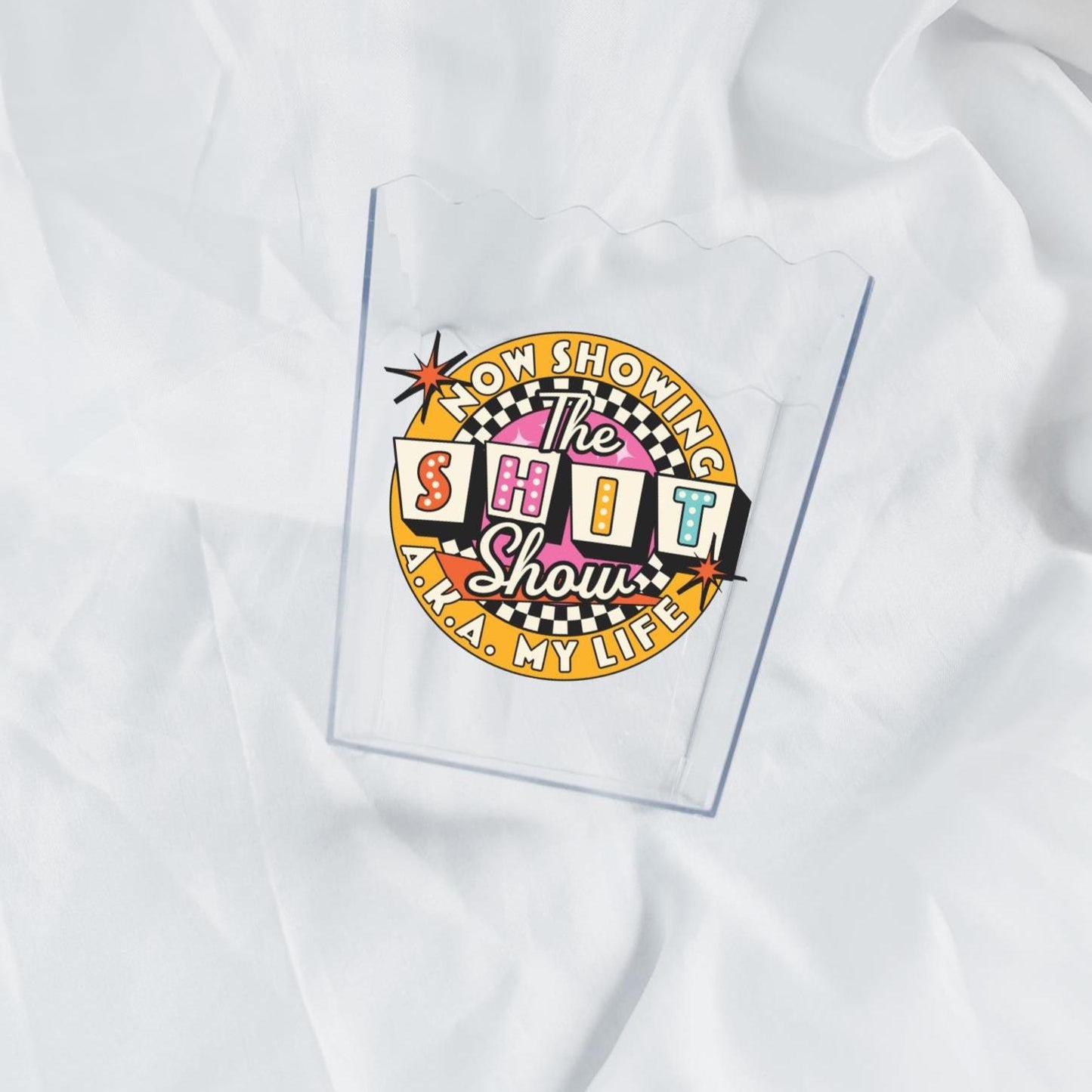 Funny Movie Night Gift for Best Friend, Mum Life, Girls Night Movie, The Sh*t Show AKA My Life Popcorn Bucket, Snack Bowl