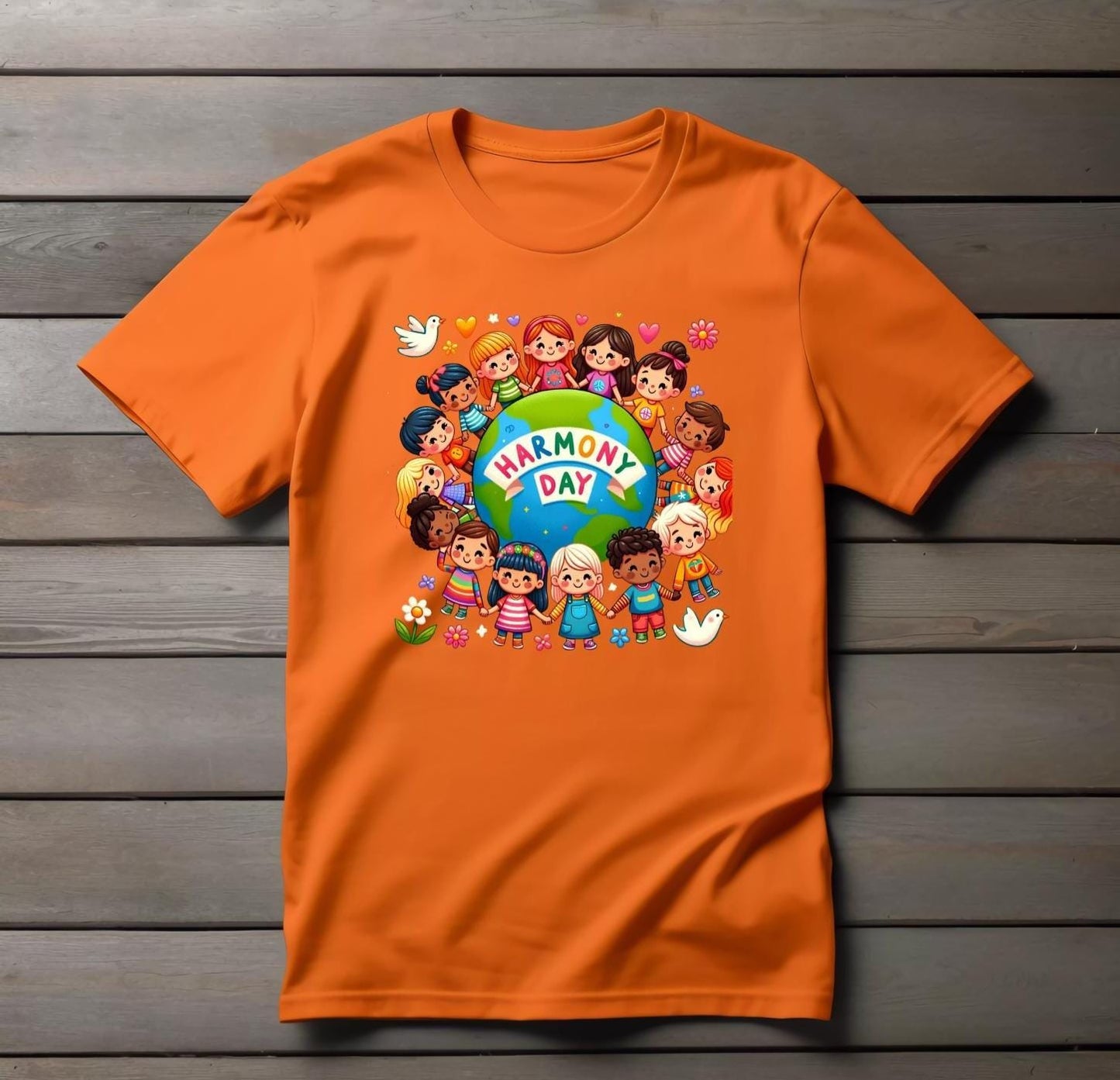 Harmony Day Outfit for Kids, Orange Shirt for School, Everyone Belongs Tee