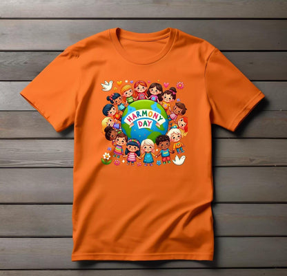 Harmony Day Outfit for Kids, Orange Shirt for School, Everyone Belongs Tee