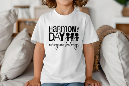 Everyone Belongs, Harmony Week Outfit, Harmony Day Kids T-Shirt, School Kindness Outfit