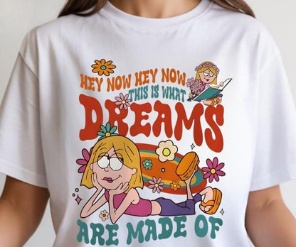 Dreams Are Made Of This T-Shirt  2000s Inspired Graphic Tee  Y2K Concert Vibes Shirt