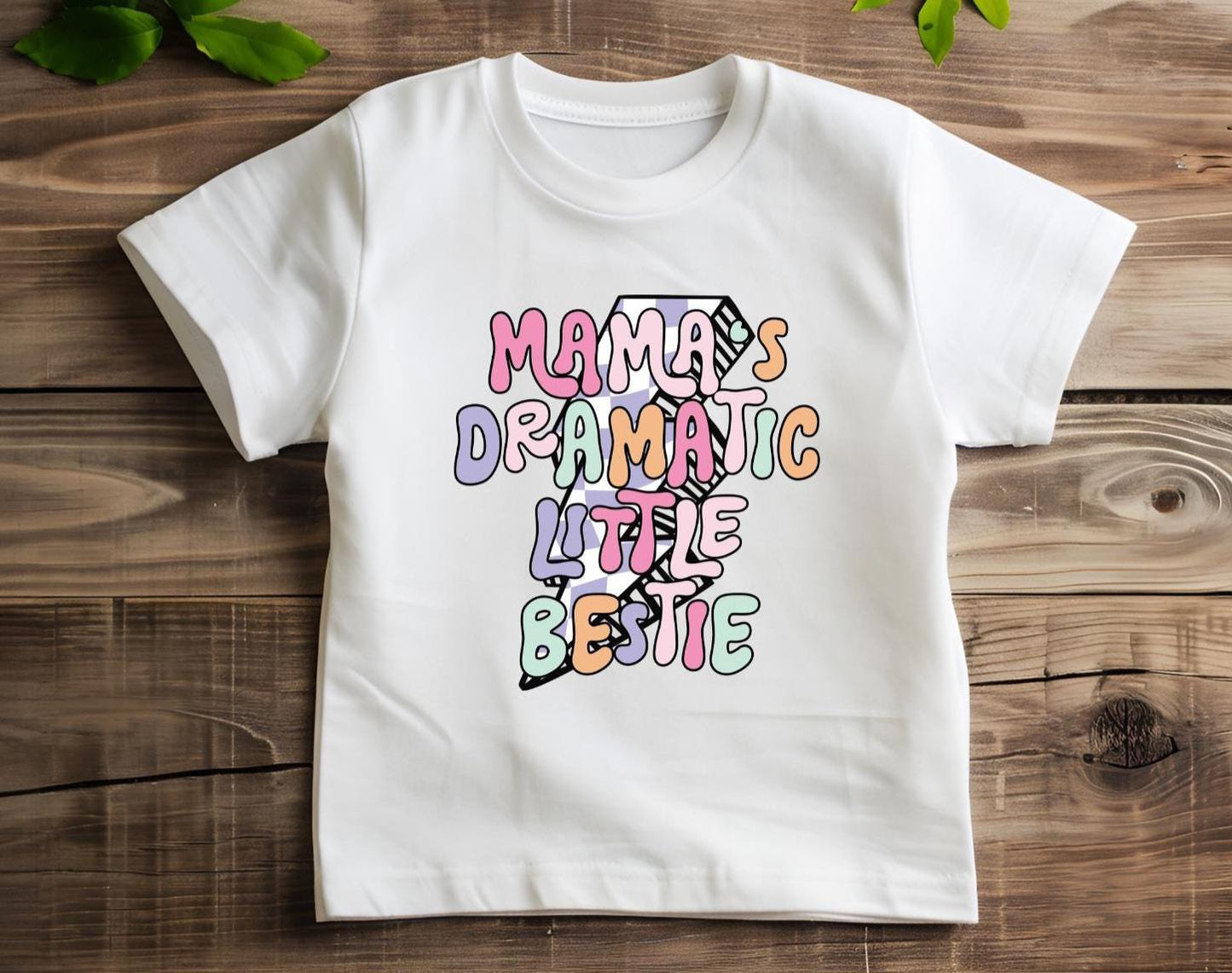 Mamas Dramatic Little Bestie T-Shirt Or Bodysuit  Cute Toddler Shirt