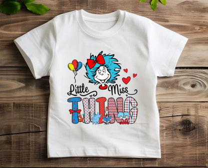 Little Miss Thing Inspired T-Shirt  Book Week Kids Shirt  Cute School Dress Up Tee