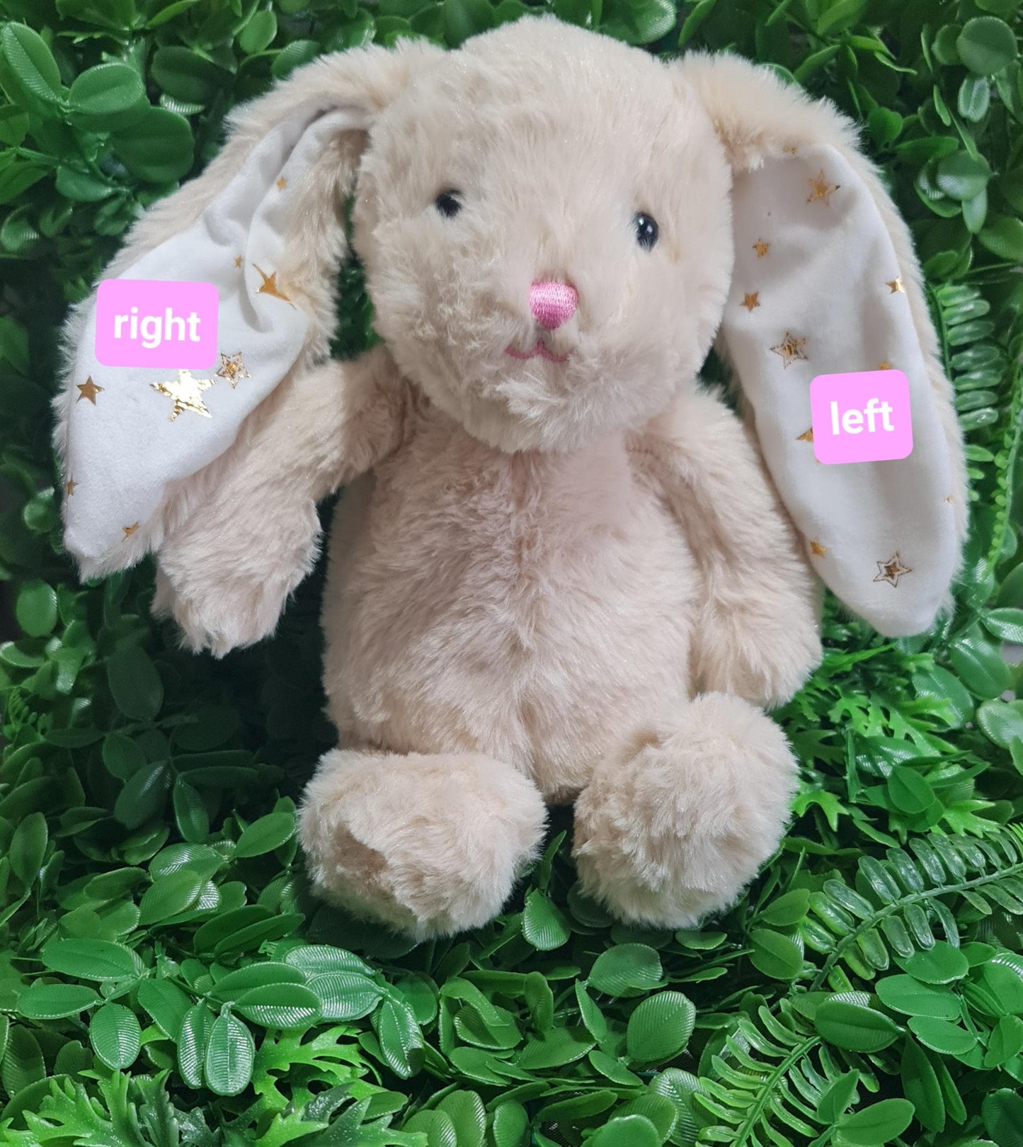 Personalised Bunny Plush | Custom Baby Gift | Personalised Soft Bunny | Baby Shower Gift | Birthday Bunny | New Baby Keepsake
