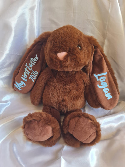 Personalised Bunny Plush | Custom Baby Gift | Personalised Soft Bunny | Baby Shower Gift | Birthday Bunny | New Baby Keepsake