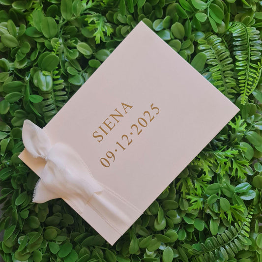 Large Personalised Baby Keepsake Box | Custom Baby Memory Box with Name & Birth Date | Neutral Newborn Gift | Baby Shower Keepsake
