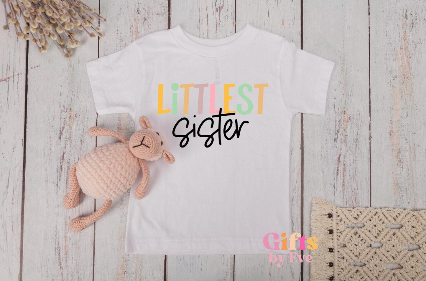 Sibling Matching Shirts | Big Sister, Little, Littlest Outfits