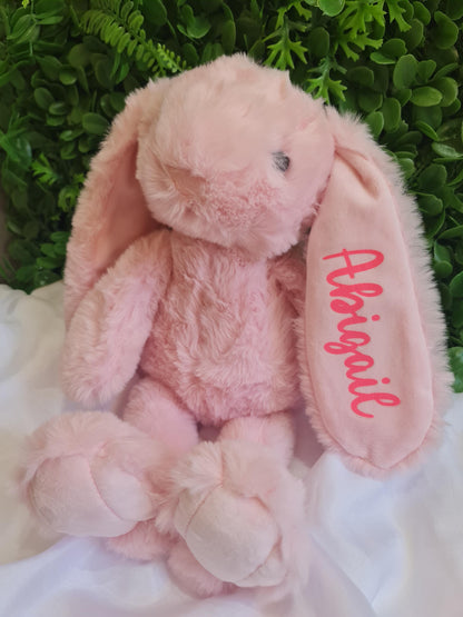 Personalised Bunny Plush | Custom Baby Gift | Personalised Soft Bunny | Baby Shower Gift | Birthday Bunny | New Baby Keepsake