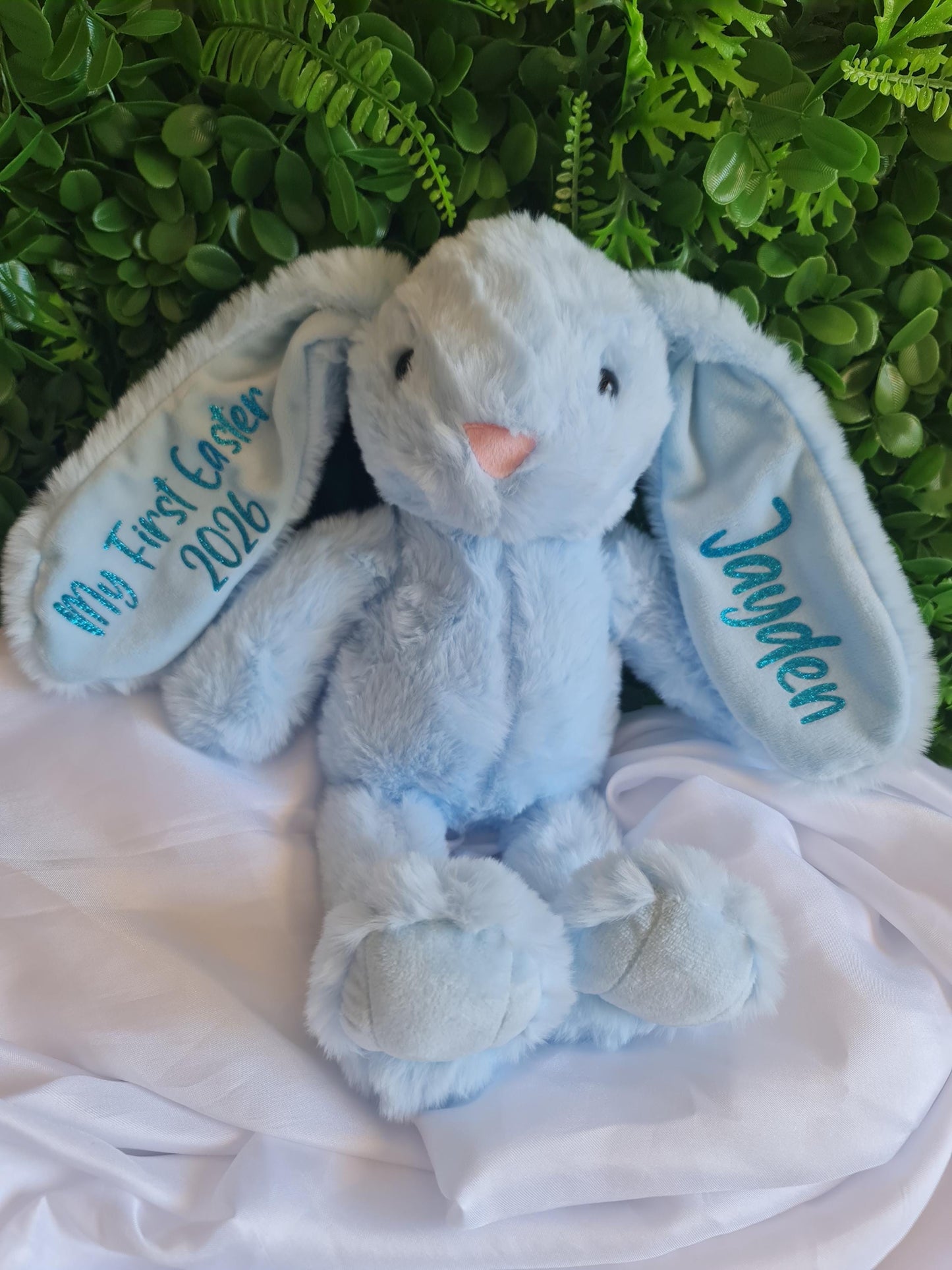 Personalised Bunny Plush | Custom Baby Gift | Personalised Soft Bunny | Baby Shower Gift | Birthday Bunny | New Baby Keepsake