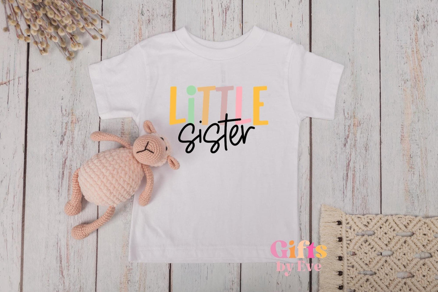 Sibling Matching Shirts | Big Sister, Little, Littlest Outfits