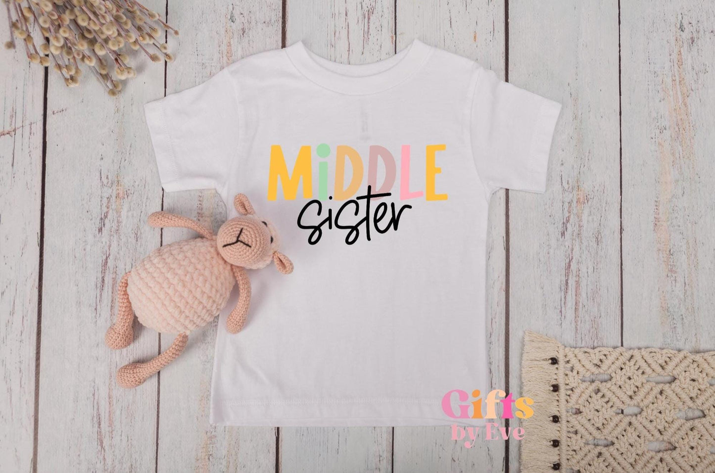 Sibling Matching Shirts | Big Sister, Little, Littlest Outfits