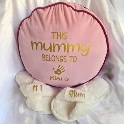 Personalised Mummy Cushion | Custom Kids Names Gift for Mother's Day