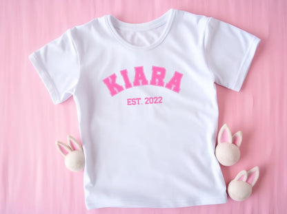 Personalised Kids Name Shirt | Custom Est. Year Tee